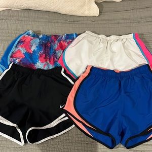 Nike run shorts - bundle of 4